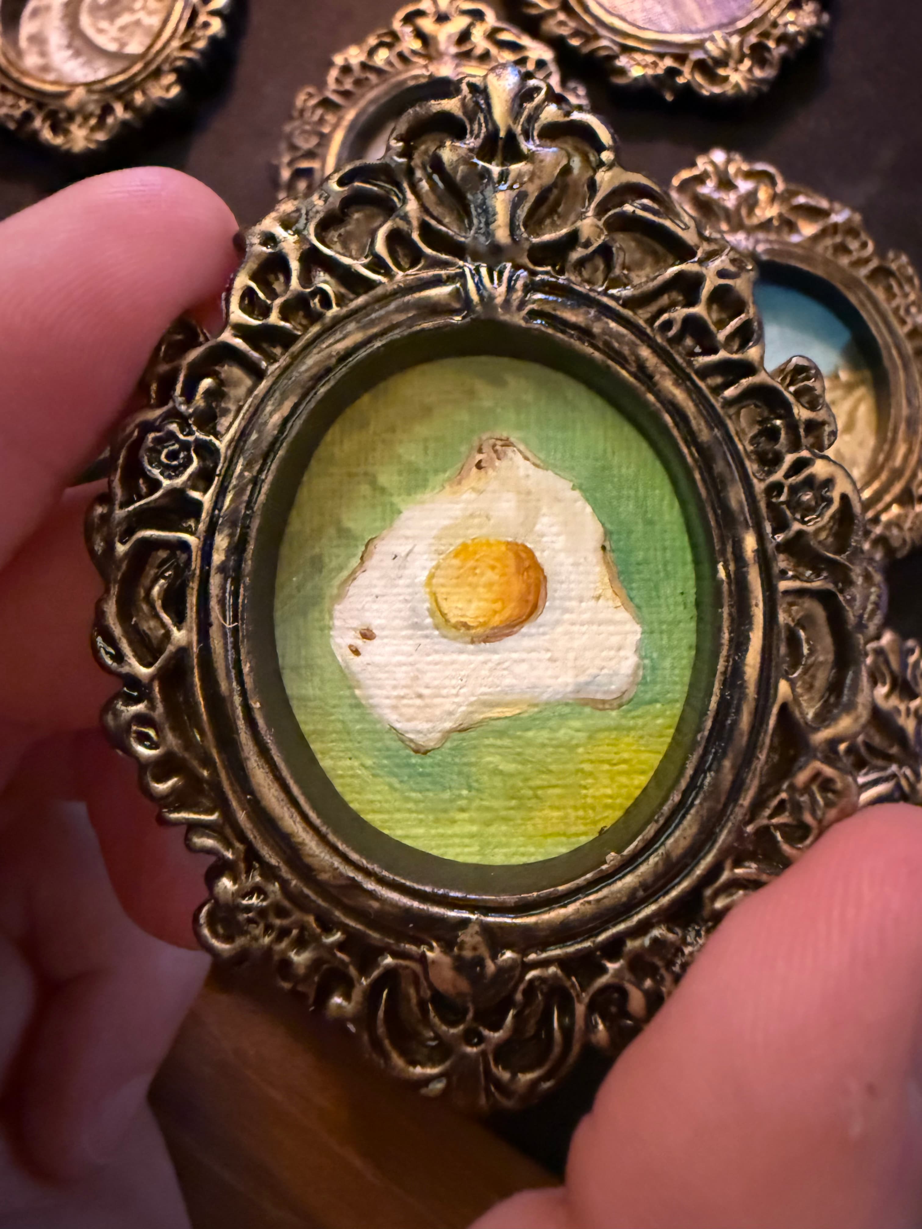 Egg Study in Minimalist Frame