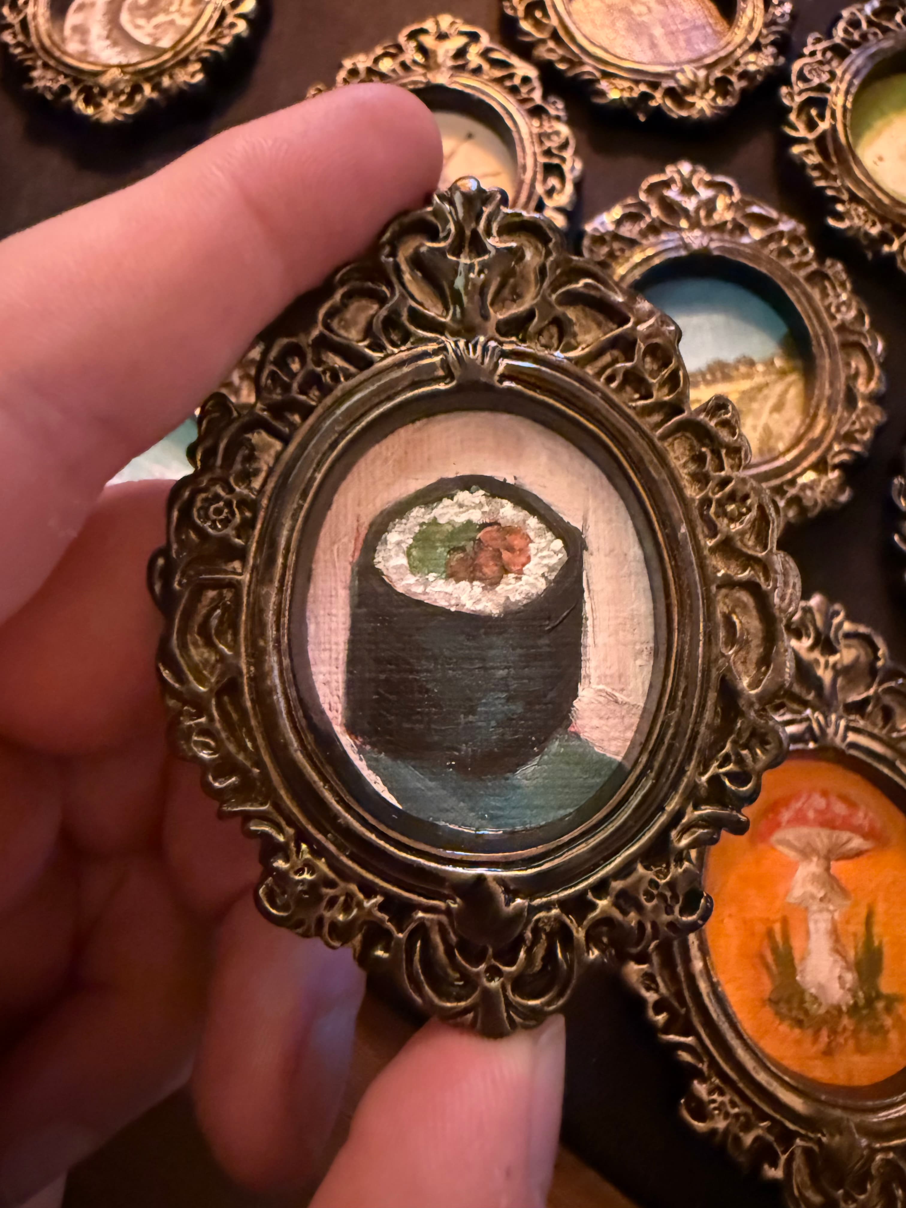 Sushi Still Life in Modern Frame