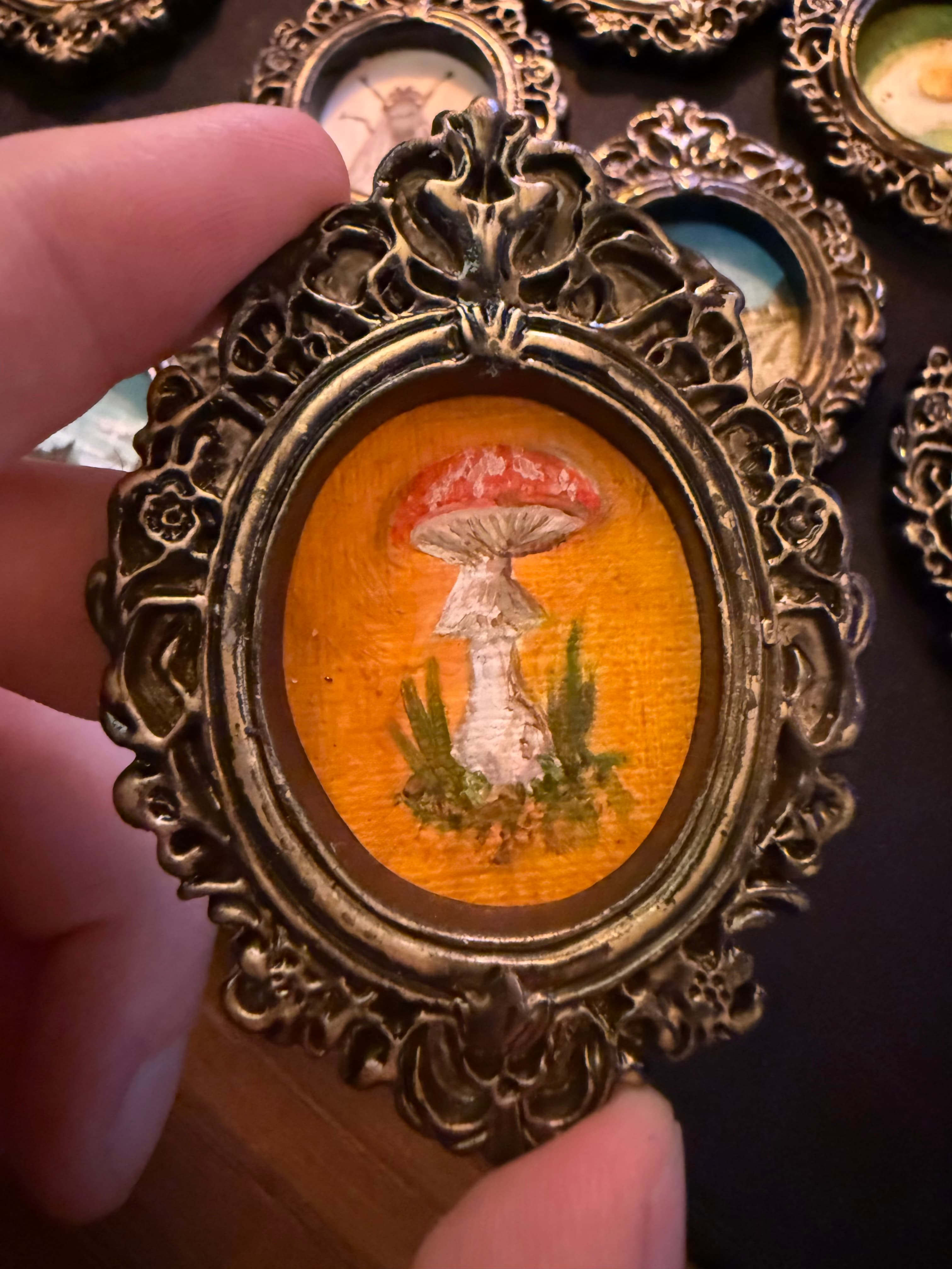 Toadstool Botanical Study